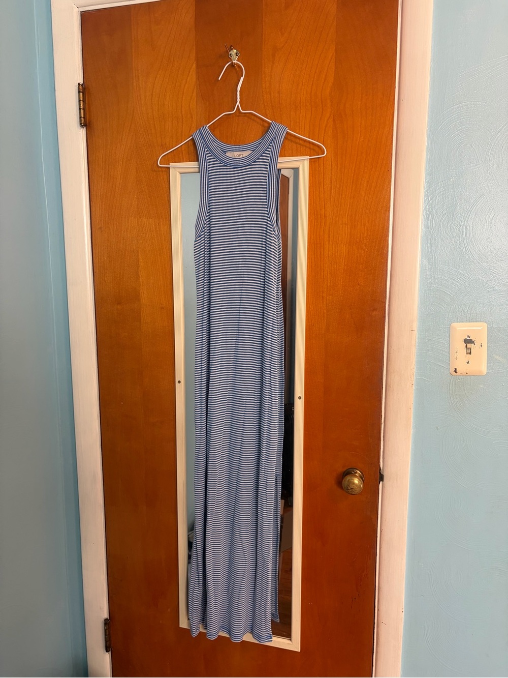 Women’s Striped Blue maxi dress size XS